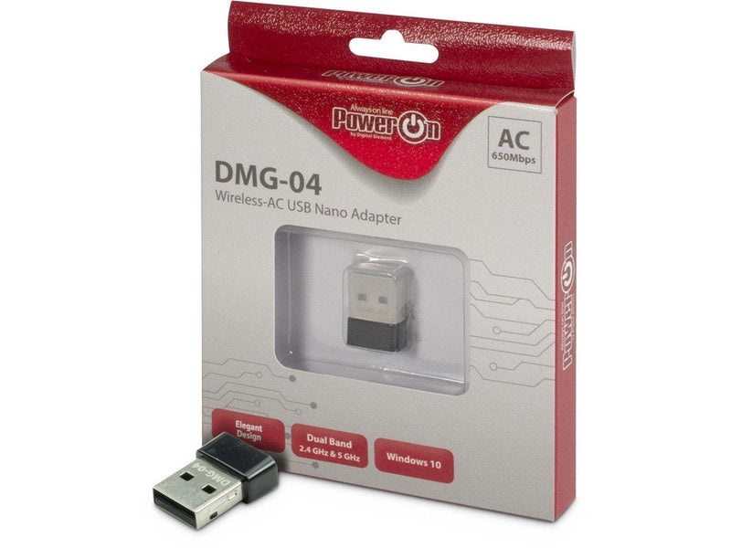 Inter-Tech DMG-04 Wi-Fi 5 USB Nano Adapter