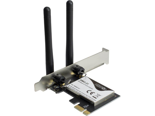 Inter-Tech DMG-31 Wi-Fi 4 PCIe Adapter - 300 Mbps