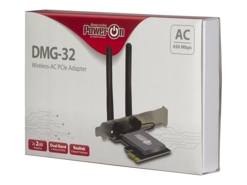 Inter-Tech DMG-32 Wi-Fi 5 PCIe Adapter