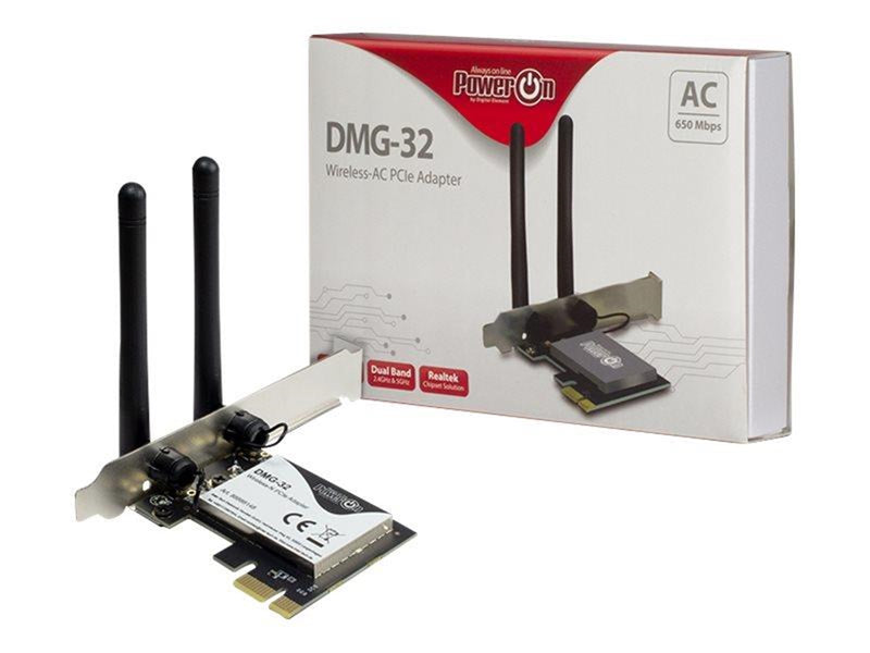 Inter-Tech DMG-32 Wi-Fi 5 PCIe Adapter