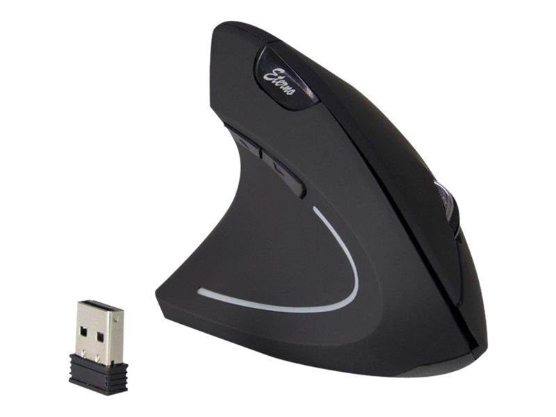 Inter-Tech Eterno KM-206L - Vertical mouse (Schwarz)