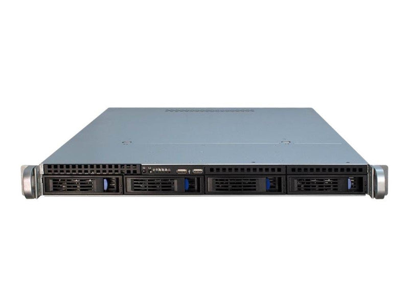 Inter-Tech IPC 1U-1404 - Gehäuse - Server (Rack) - Schwarz