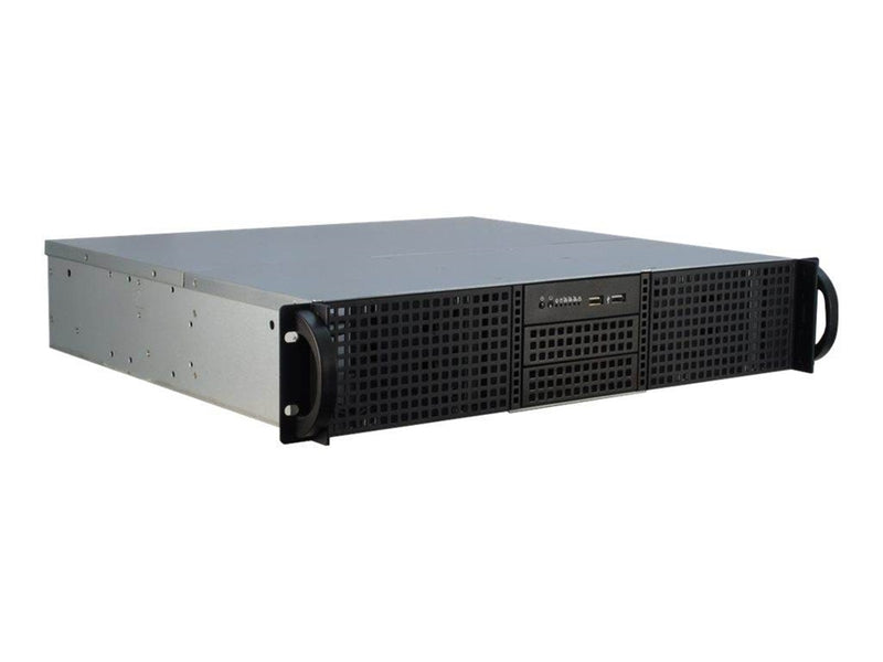 Inter-Tech IPC 2U-20240 - Gehäuse - Server (Rack) - Schwarz