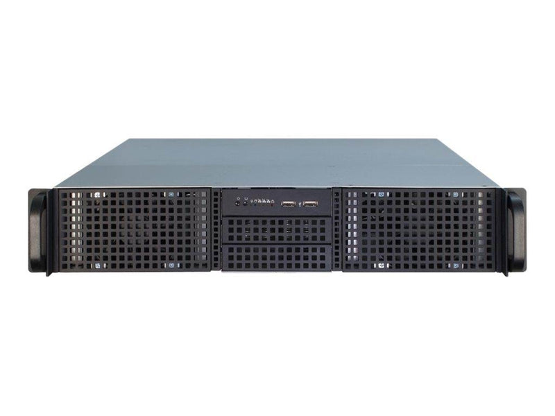 Inter-Tech IPC 2U-20248 - Gehäuse - Server (Rack) - Schwarz