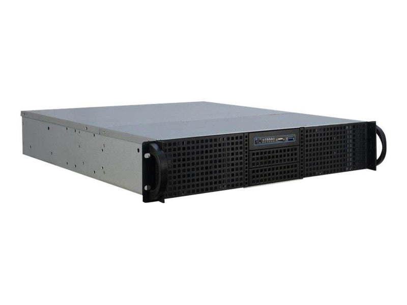 Inter-Tech IPC 2U-20248 - Gehäuse - Server (Rack) - Schwarz