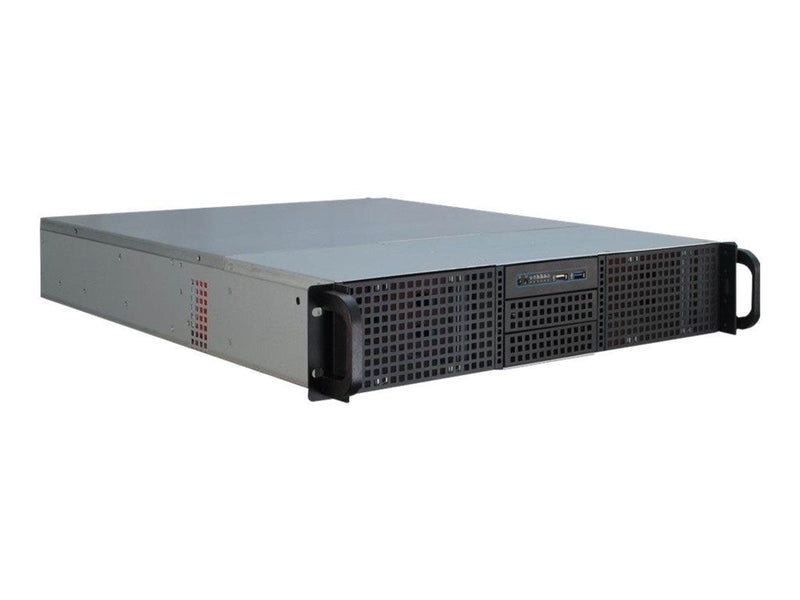 Inter-Tech IPC 2U-20255 - Gehäuse - Server (Rack) - Schwarz