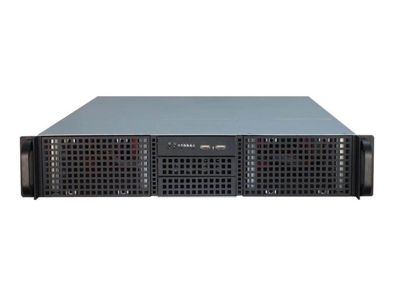 Inter-Tech IPC 2U-20255 - Gehäuse - Server (Rack) - Schwarz