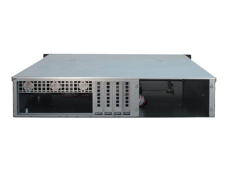 Inter-Tech IPC 2U-2404L - Gehäuse - Server (Rack) - Schwarz