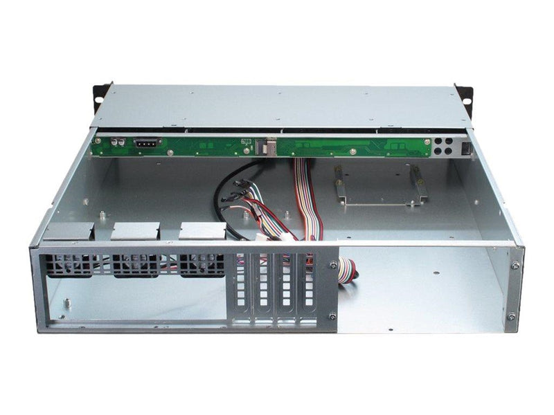 Inter-Tech IPC 2U-2404L - Gehäuse - Server (Rack) - Schwarz