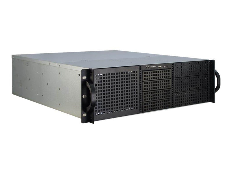 Inter-Tech IPC 3U-30248 - Gehäuse - Server (Rack) - Schwarz
