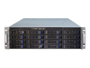 Inter-Tech IPC 3U-3416 - Gehäuse - Server (Rack) - Schwarz