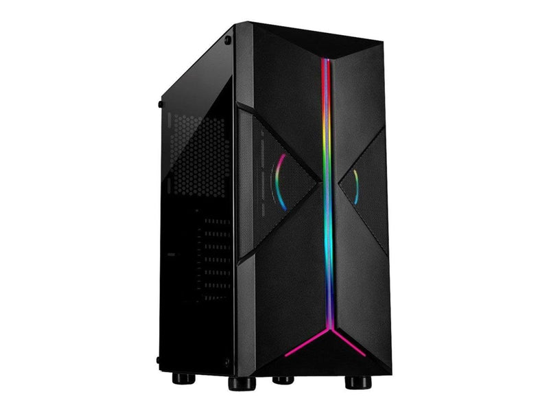 Inter-Tech IT-3306 Cavy - Gehäuse - Tower - Schwarz