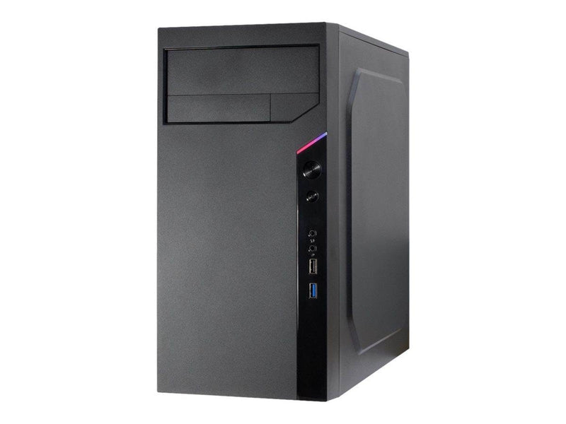 Inter-Tech IT-6505 Reto - Gehäuse - Tower - Schwarz