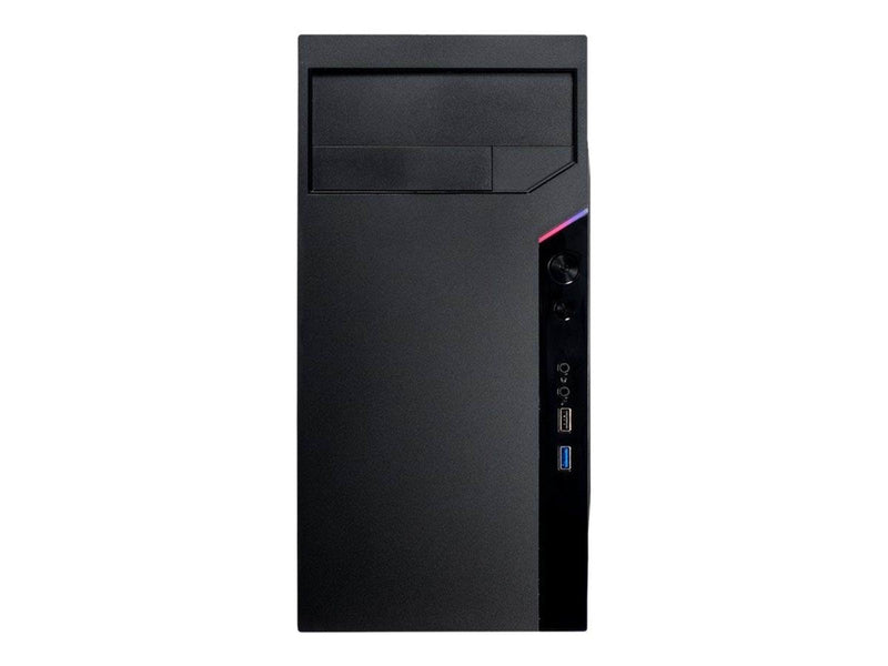 Inter-Tech IT-6505 Reto - Gehäuse - Tower - Schwarz