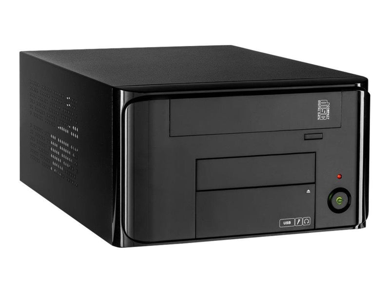 Inter-Tech MI-008 ITX - Gehäuse - Ultra small form factor - Schwarz