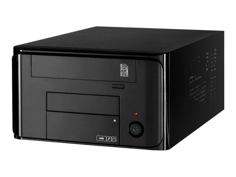 Inter-Tech MI-008 ITX - Gehäuse - Ultra small form factor - Schwarz