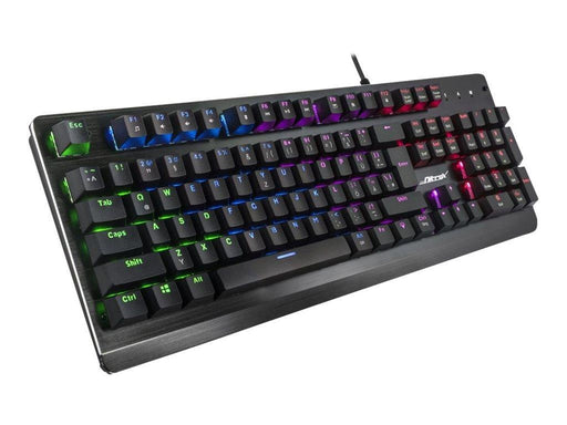 Inter-Tech Nitrox NK-2000ME - Tastatur - Deutsch - Schwarz