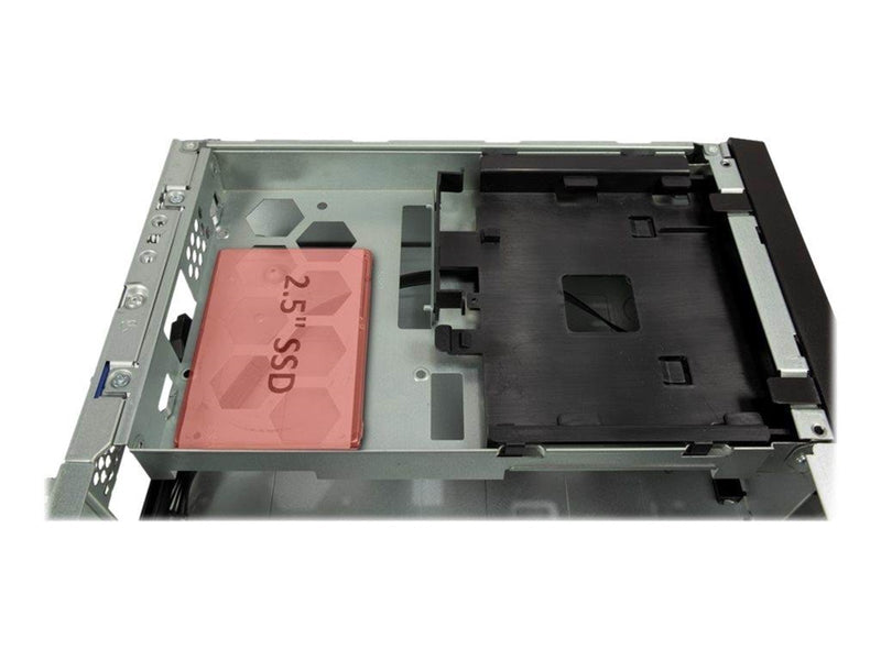 Inter-Tech S-331 - Gehäuse - Desktop slimline - Schwarz
