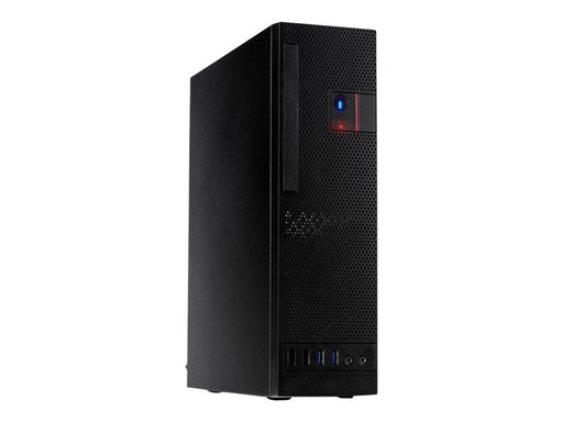 Inter-Tech S-331 - Gehäuse - Desktop slimline - Schwarz