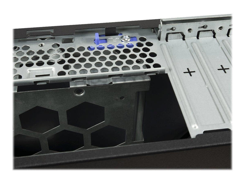 Inter-Tech S-331 - Gehäuse - Desktop slimline - Schwarz