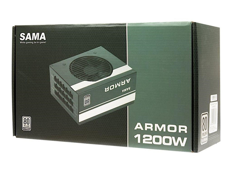 Inter-Tech SAMA FTX-1200-A Armor Netzteile - 1200 Watt - 120 mm - ATX 2.4 - 80 Plus Platinium
