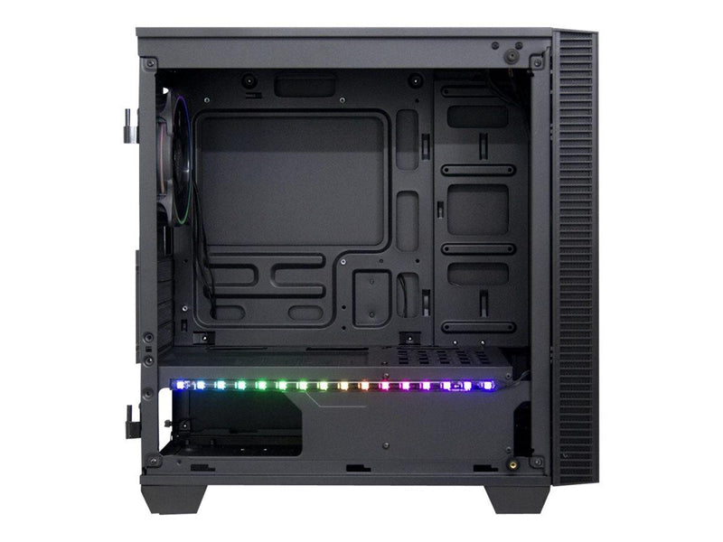 Inter-Tech X-608 Infinity Micro - Gehäuse - Tower - Schwarz