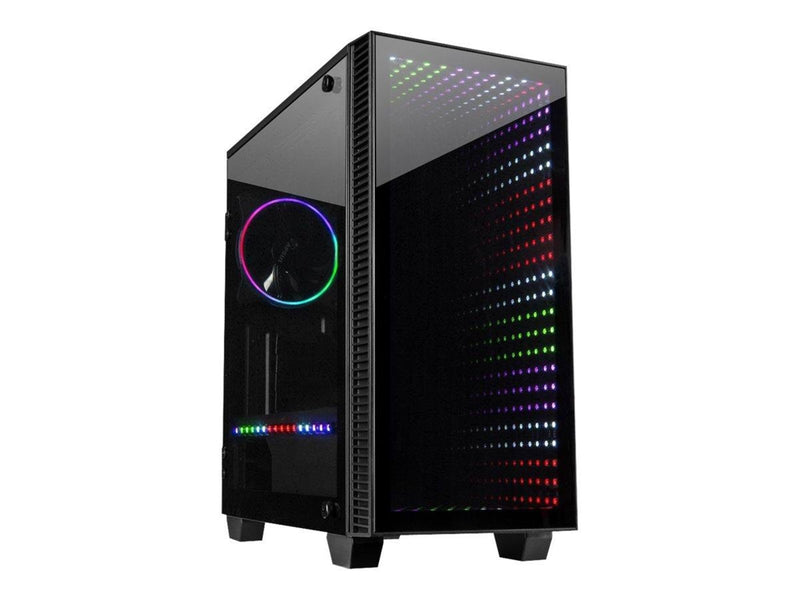 Inter-Tech X-608 Infinity Micro - Gehäuse - Tower - Schwarz