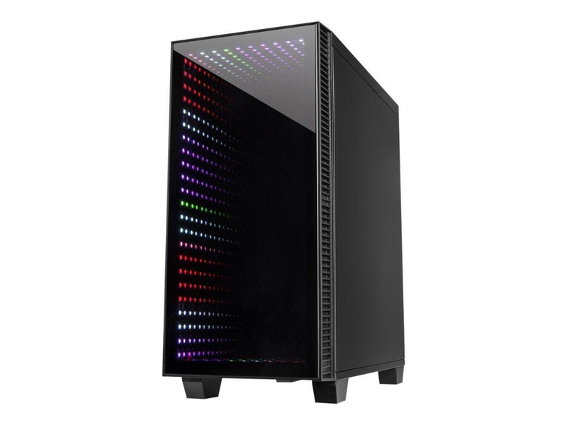 Inter-Tech X-608 Infinity Micro - Gehäuse - Tower - Schwarz