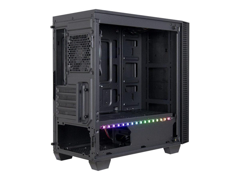 Inter-Tech X-608 Infinity Micro - Gehäuse - Tower - Schwarz