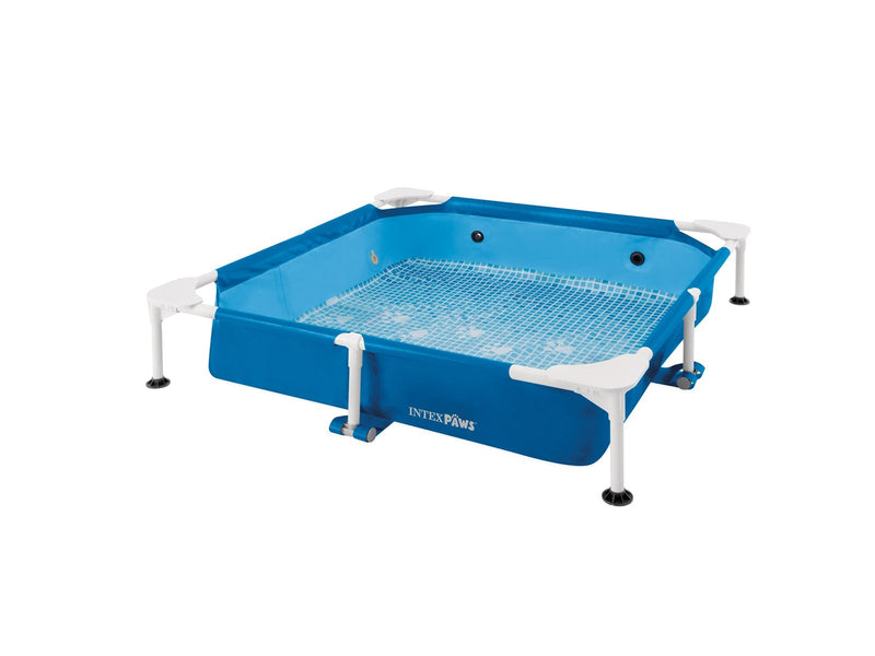 Intex Pet-Pool-Set mit quadratischem Rahmen