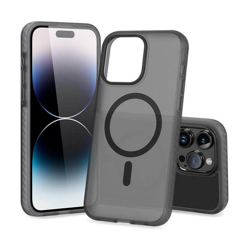 Nevox StyleShell Invisio für das iPhone 15 Pro mit MagSafe - Schwarz