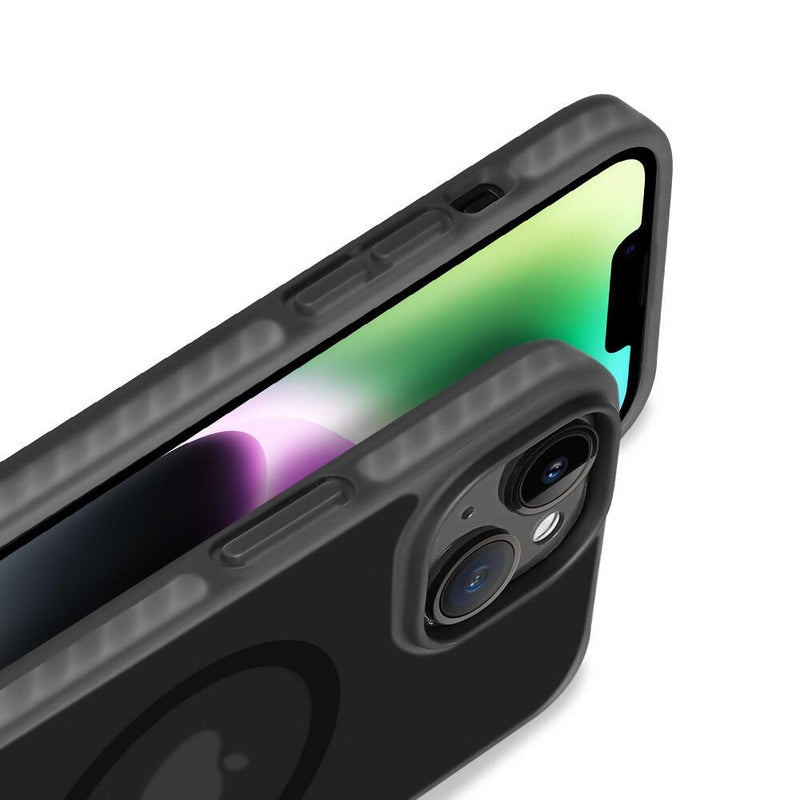 Nevox StyleShell Invisio für das iPhone 15 mit MagSafe - Schwarz