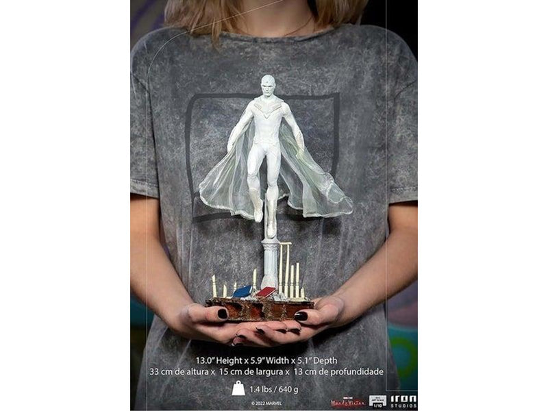 Iron Studios - Marvel Wandavision: BDS 1:10 Art Scale Statue - White Vision - Figur