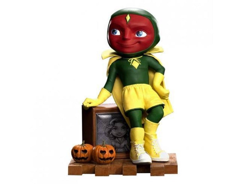 Iron Studios - MiniCo Figurines: Wandavision - Vision (Halloween Version) - Figur