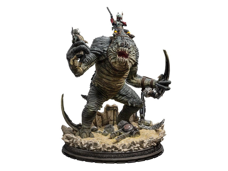 Iron Studios - Star Wars - Boba Fett & Rancor Statue Demi Scale 1/20 - Figur