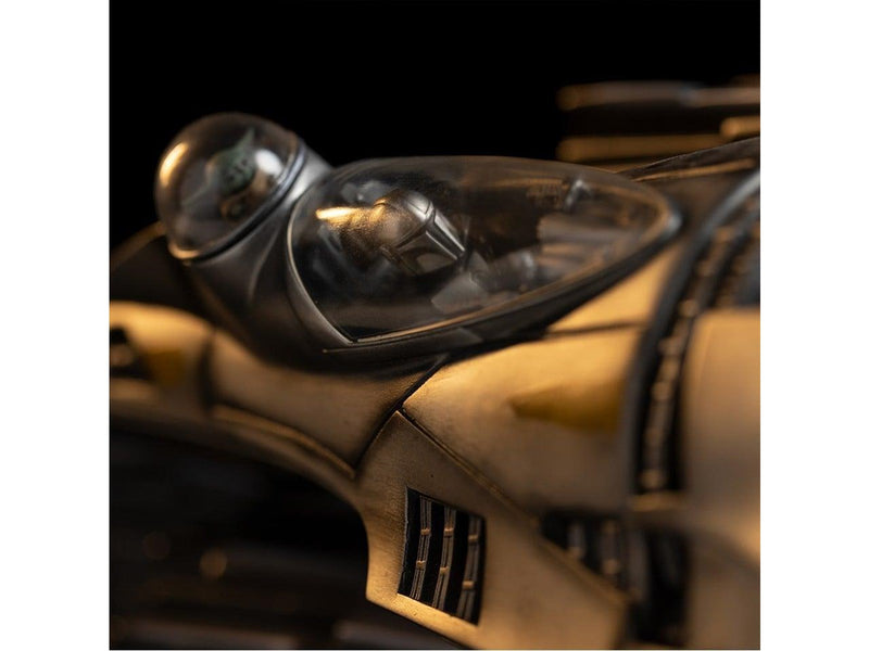 Iron Studios - Star Wars - The Mandalorian's N-1 Starfighter Statue Demi Scale 1/20 - Figur