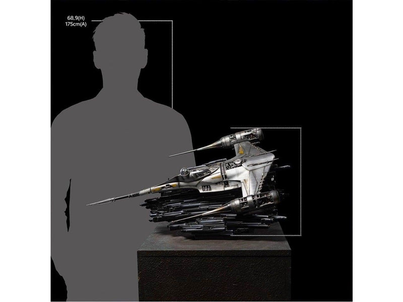 Iron Studios - Star Wars - The Mandalorian's N-1 Starfighter Statue Demi Scale 1/20 - Figur