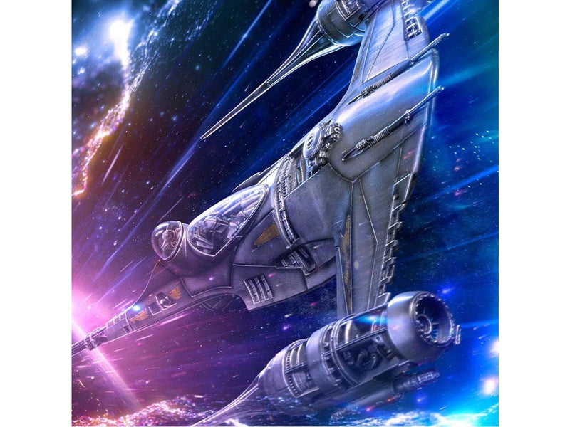 Iron Studios - Star Wars - The Mandalorian's N-1 Starfighter Statue Demi Scale 1/20 - Figur