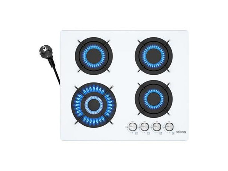 IsEasy MGBG‑604B Glass Gas Hob