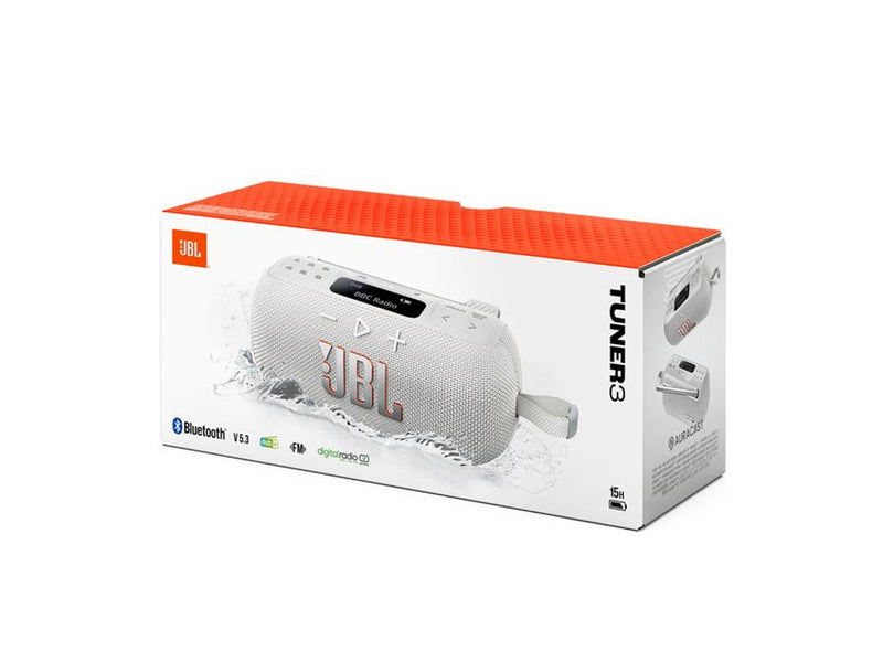 JBL TUNER 3 White - DAB/DAB+/FM