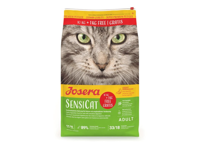 JOSERA Sensicat – dry cat food – 10kg +1 kg