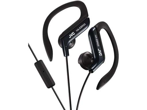 JVC Ear Clip Headphones for Sport with Remote and Microphone - Black