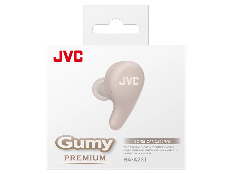 JVC HA-A23T Noise Cancelling Ear Buds - mokka