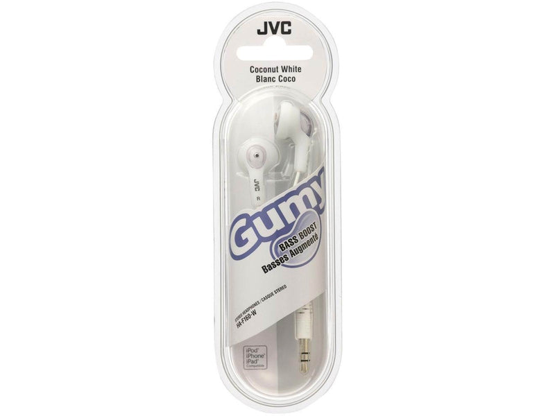 JVC In Ear Gumy Headphones - White