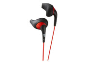 JVC In Ear Gumy Sport Headphones - Black/Red