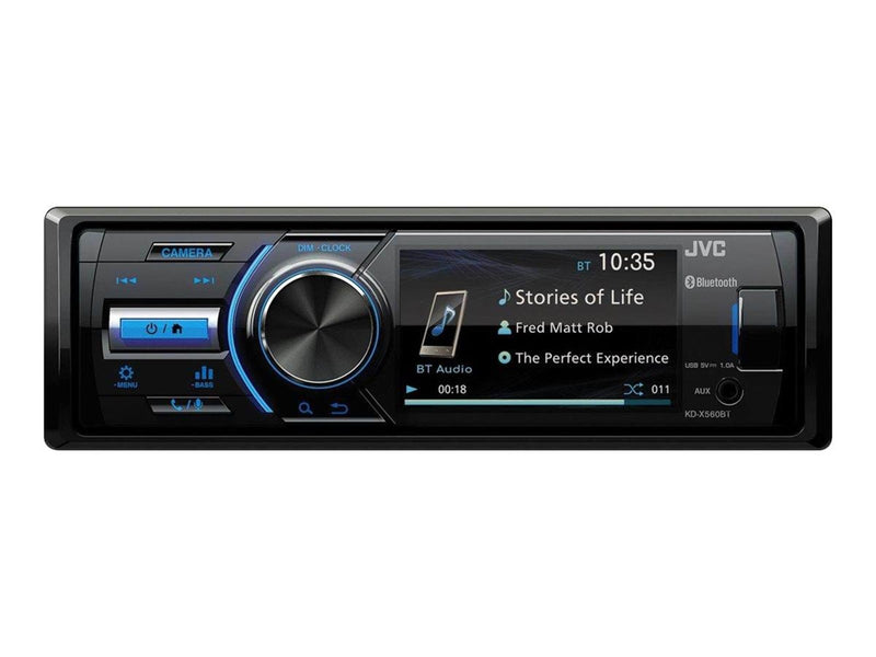 JVC KD-X560BT - digital receiver - display 3" - in-dash unit - Full-DIN