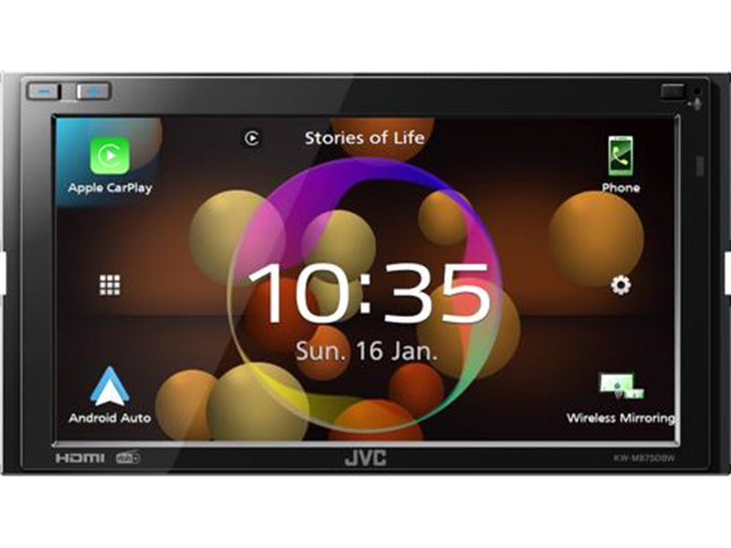 JVC KW-M875DBW car media receiver