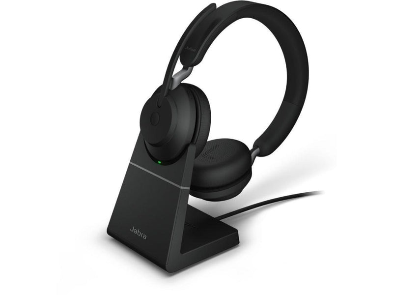 Jabra Evolve2 65 Link380c MS Stereo Stand Black