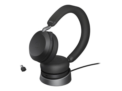 Jabra Evolve2 75 Link380c UC Stereo Stand Black