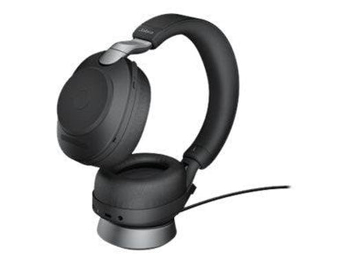 Jabra Evolve2 85 Link380a UC Stereo Stand Black